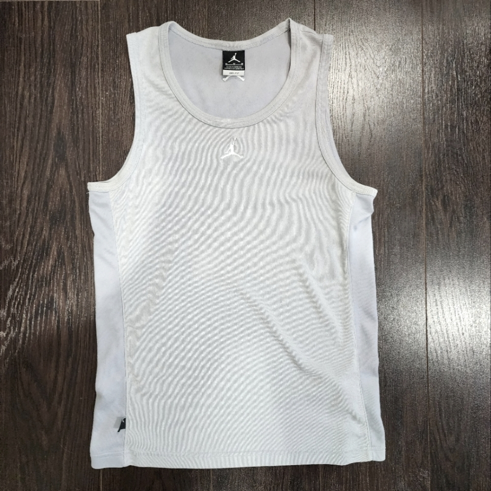 Men's Jordan Ripped Tank Top - Medium Grey